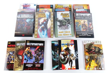 Lot of 18 Ultimate Comics Hardcover Books