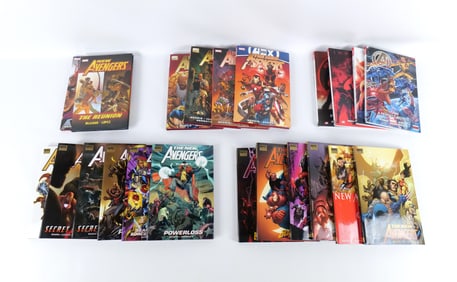 Lot of New Avengers Hardcover Books