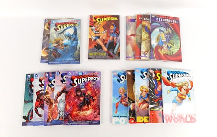 Lot of Superboy and Supergirl Trade Paperbacks