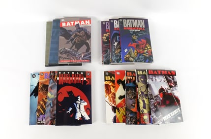 Lot of Batman Trade Paperbacks and Hardcover Books