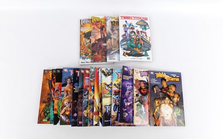 Lot of DC Teen Titans Trade Paperbacks