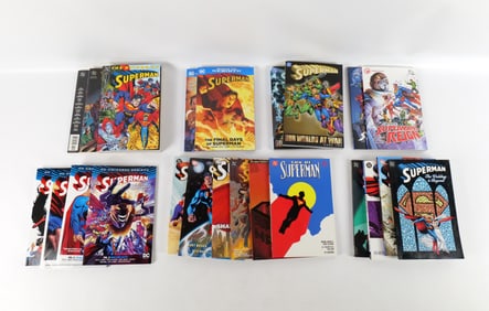 Group Lot of Superman Trade Paperbacks