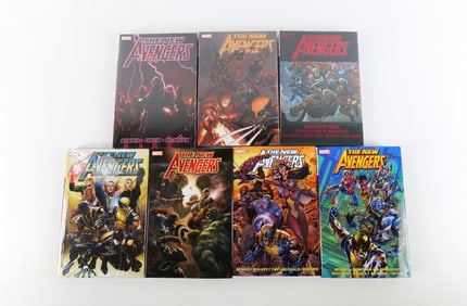 Lot of New Avengers Hardcover Books