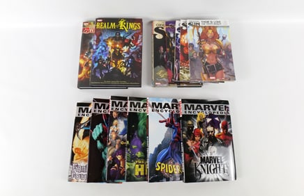 Group Lot of Marvel Hardcover and Trade Paperbacks