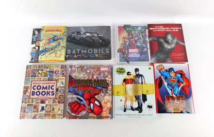 Lot of Marvel, DC, and Comics Related Books