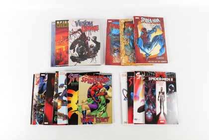 Lot of Marvel Spider-Men Related Trade Paperbacks