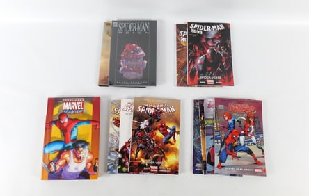 Lot of Marvel Hard Cover and Trade Paper Backs