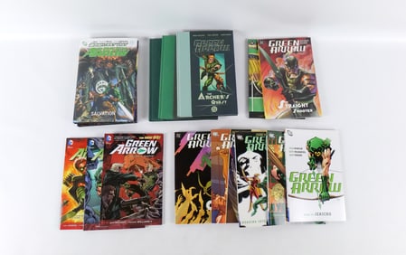 Lot of Green Arrow Trade Paperbacks and Hardcovers