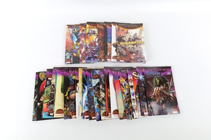 Lot of Marvel Warzones and Battleworld Trade Paperbacks