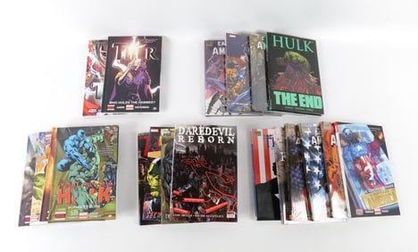 Lot of Mixed Marvel Hardcover Books