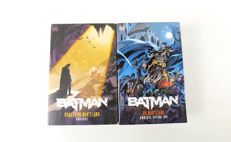 Lot of 2 DC Batman Omnibus Hardcover Books