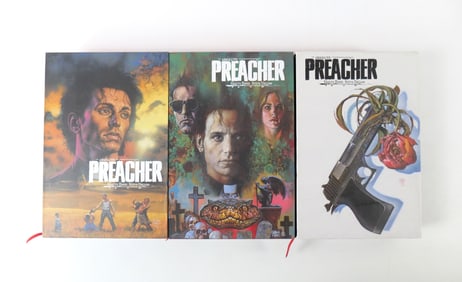 Lot of 3 DC Absolute Preacher Hardcover Books