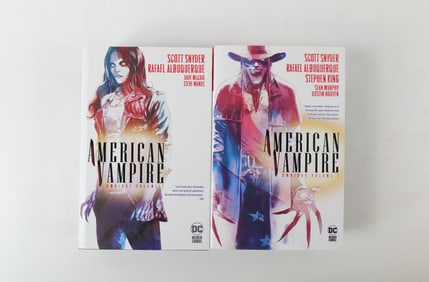 Lot of 2 DC American Vampire Omnibus Hardcover Book Set