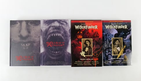 Lot of 4 Independent Comics Hardcover Books