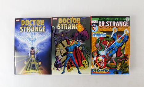 Lot of 3 Marvel Doctor Strange Omnibus Hardcover Books
