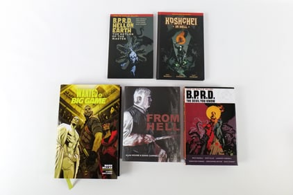 Lot of Independent Comics Hardcover and Trade Paperback Books