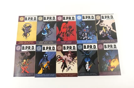 Lot of B.P.R.D. Omnibus Trade Paperbacks