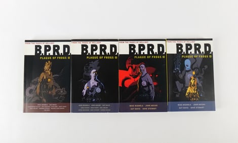 Lot of B.P.R.D. Plague of Frogs Trade Paperbacks - Vol. 1-4