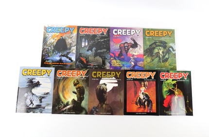 Lot of Creepy Archives Trade Paperbacks - Vol. 1-9