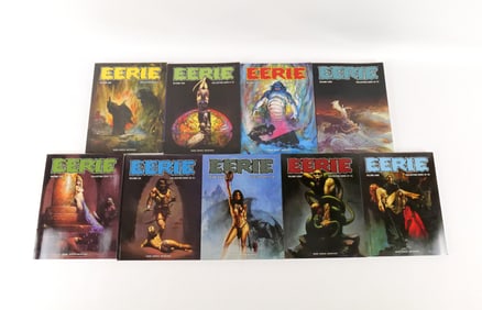 Lot of Eerie Archives Trade Paperbacks - Vol. 1-9