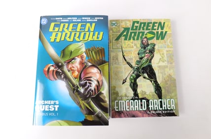Lot of 2 Green Arrow Hardcover Books