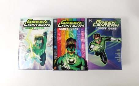 Lot of 3 Green Lantern by Geoff Johns Omnibus Hardcover Books