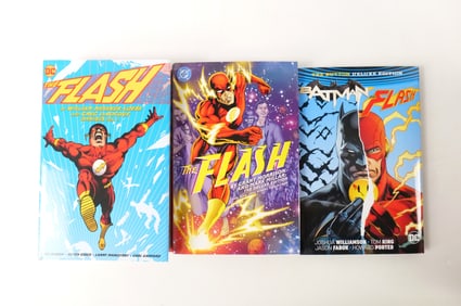 Lot of 3 Flash Hardcover Books