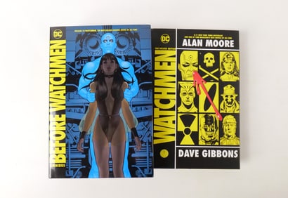 Lot of 2 DC The Watchmen Hardcover Books