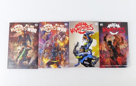 Lot of 4 DC vs. Vampires Hardcover Books
