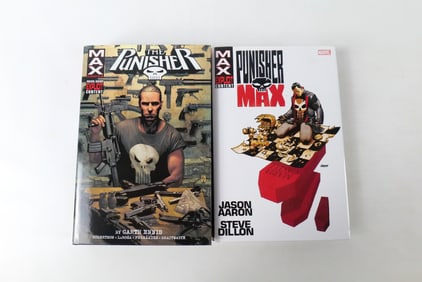 Lot of 2 Punisher Omnibus Hardcover Books