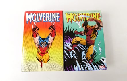 Lot of 2 Marvel Wolverine Omnibus Hardcover Books - Vol. 2 & 3