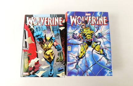 Lot of 2 Marvel Wolverine Omnibus Hardcover Books - Vol. 4 & 5