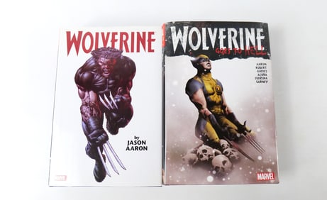 Lot of 2 Marvel Wolverine Omnibus Hardcover Books