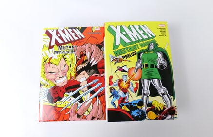 Lot of 2 Marvel X-Men Omnibus Hardcover Books