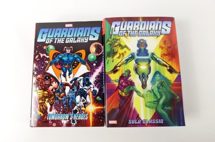 Lot of 2 Marvel Guardians of the Galaxy Omnibus Hardcover Books