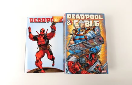 Lot of 2 Marvel Deadpool Hardcover Books