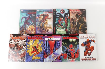 Lot of Marvel Deadpool Trade Paperbacks