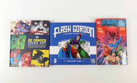 Lot of 3 Comic Related Hardcover Books