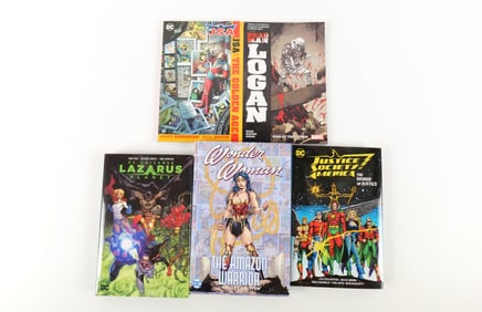 Lot of Mixed Marvel and DC Trade Paperbacks