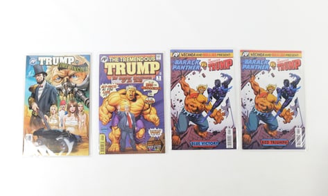 Lot of 4 Donald Trump Comics