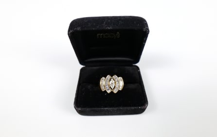14K Gold and Diamond Ring