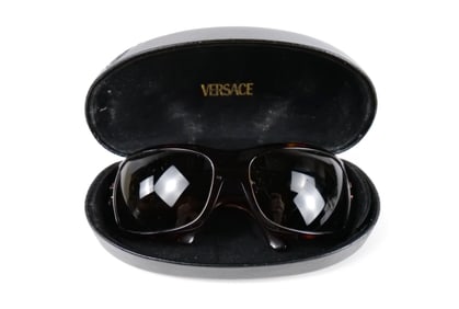 Ladies Versace Faux Tortoise Shell Sunglasses