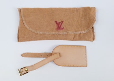Louis Vuitton Natural Vachetta Luggage Tag