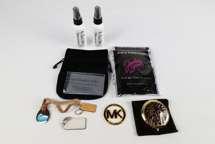 Michael Kors Metal Purse Logo and More