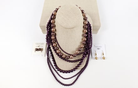 Mix of Faux Pearl Fashion Jewelry