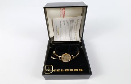 Vintage 1960s/70s Ladies Wind Up Watch by Helbros