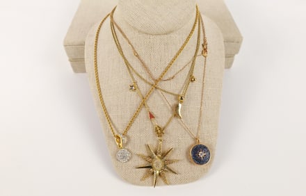 Group Lot of Swarovski Necklaces