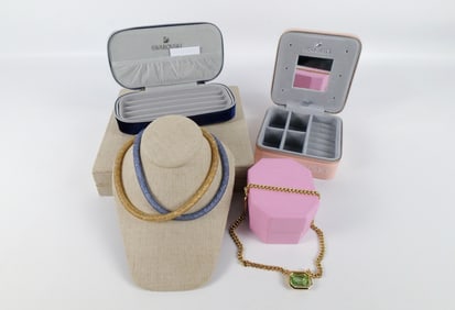 Lot of Swarovski Jewelry Related Items