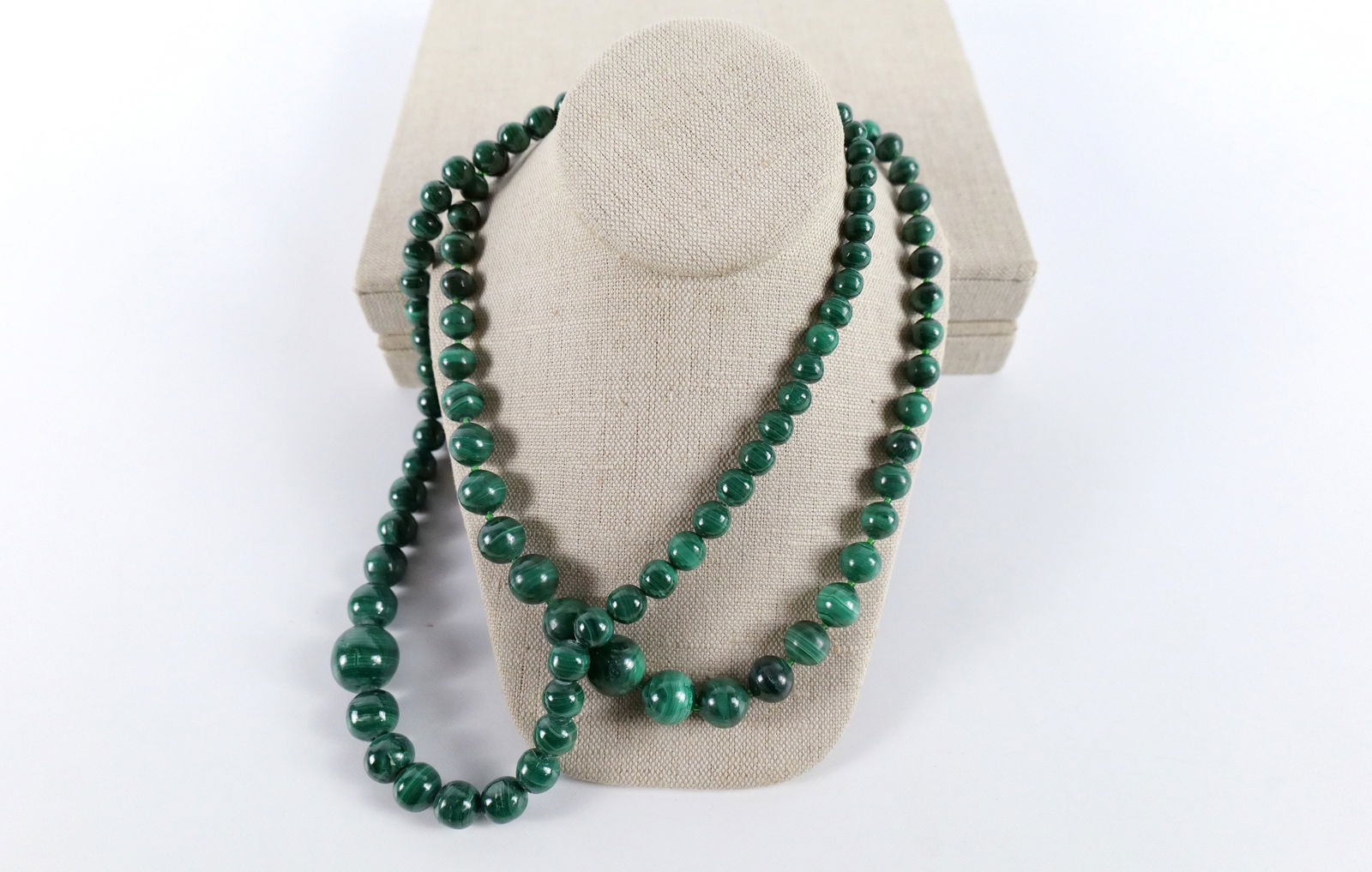 Lot of 2 Vintage Malecite Graduated Beaded Necklaces (1 of 11)