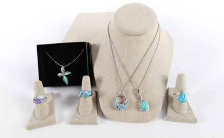 Mixed Sterling Jewelry- Turquoise